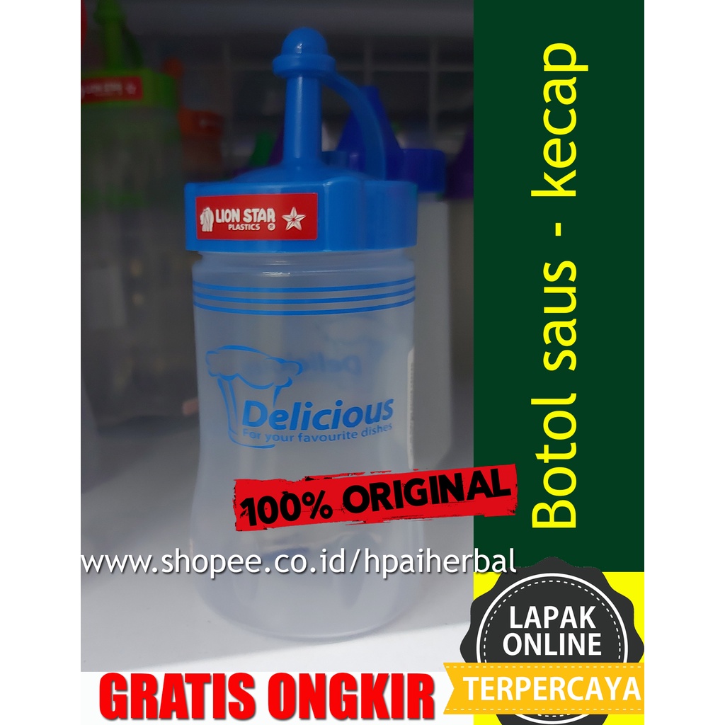 botol saos botol kecap Lion Star