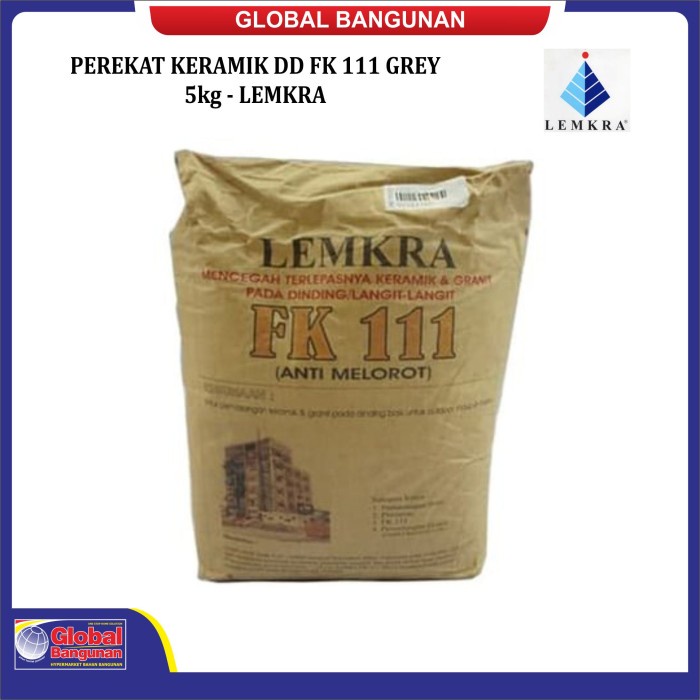 PEREKAT KERAMIK DD FK 111 GREY 5kg - LEMKRA