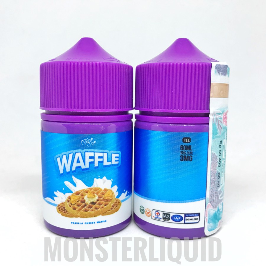 WAFFLE V1 VANILLA CHEESE BY JAVA JUICE X VAPEON 3MG 60ML