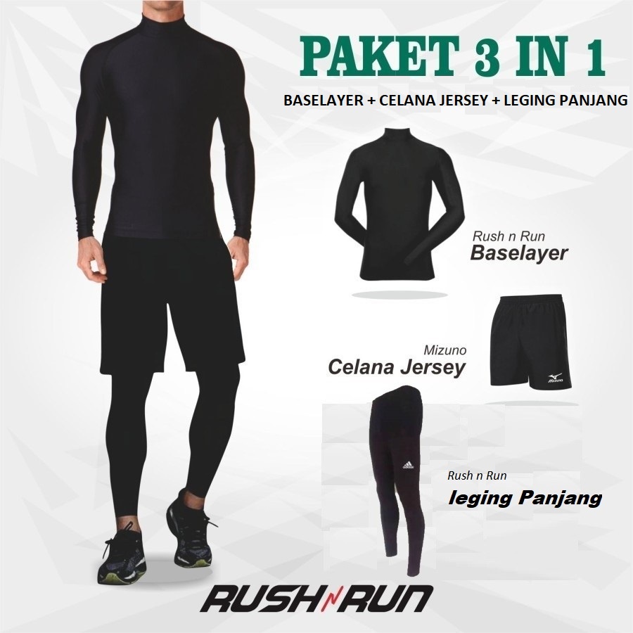 PROMO Pakaian olahraga pria - Celana manset olahraga pria - Leging pria - Celana manset pria panjang