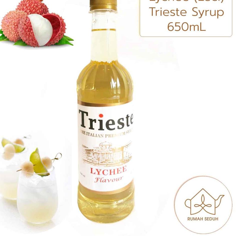 

Spesial disini 650 mL Trieste Lychee Syrup - Sirup Litchi - Sirop Leci Letci Strop Premium