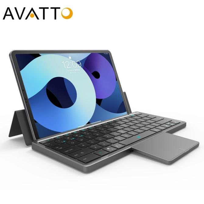 Avatto Kf8700 Keyboard Bluetooth 5.2 Tablet Stand With Touchpad Cheesyalmone.St