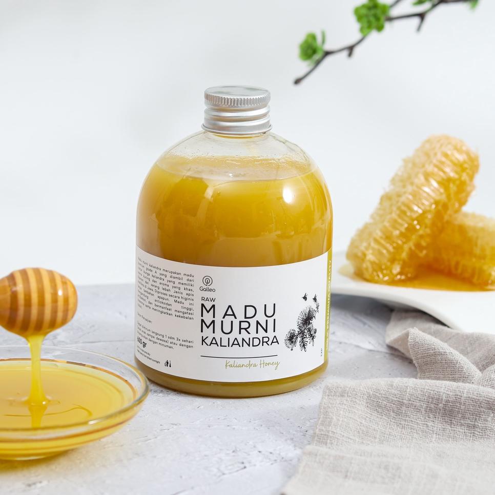 

♥ Murni Kaliandra 650 gr Galleo Grade A 100% Raw Honey [ Free Sendok Kayu ] ♜