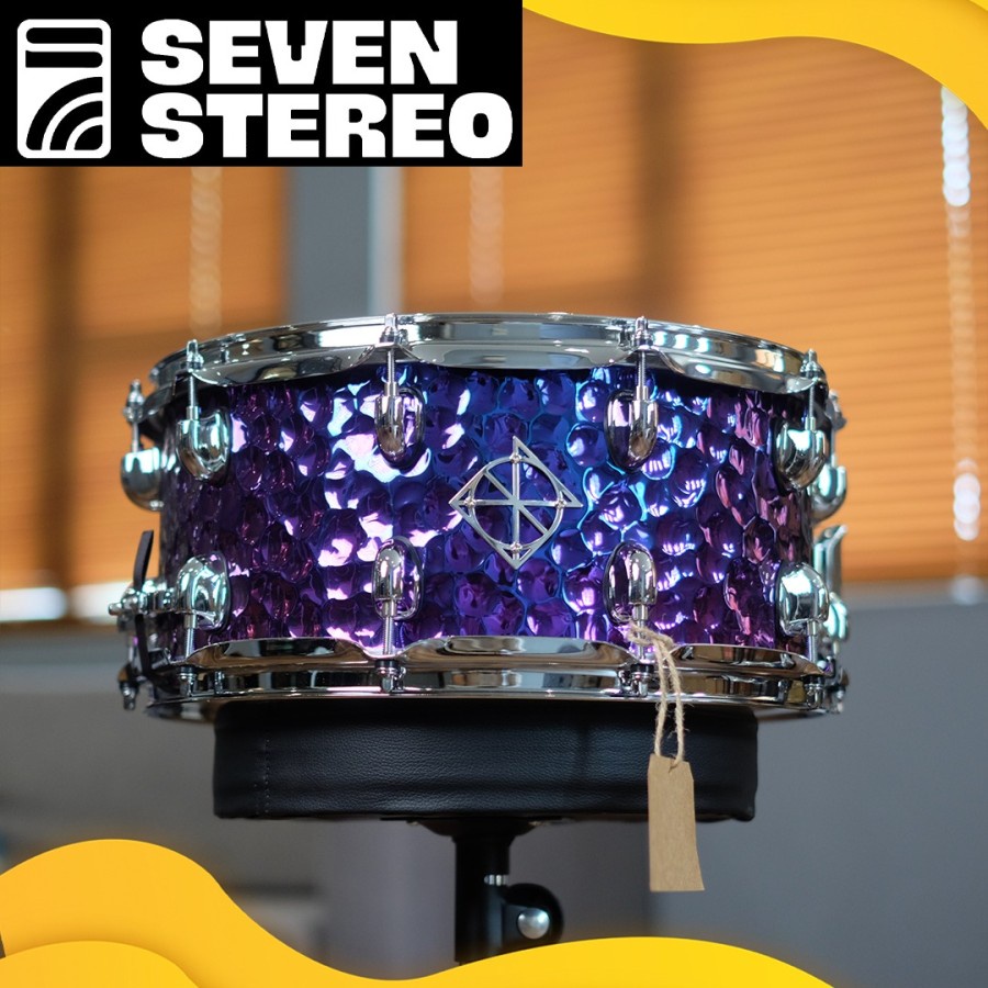 DIXON PDSCST654PTS Cornerstone Series Snare Purple Titanium 6.5 x 14