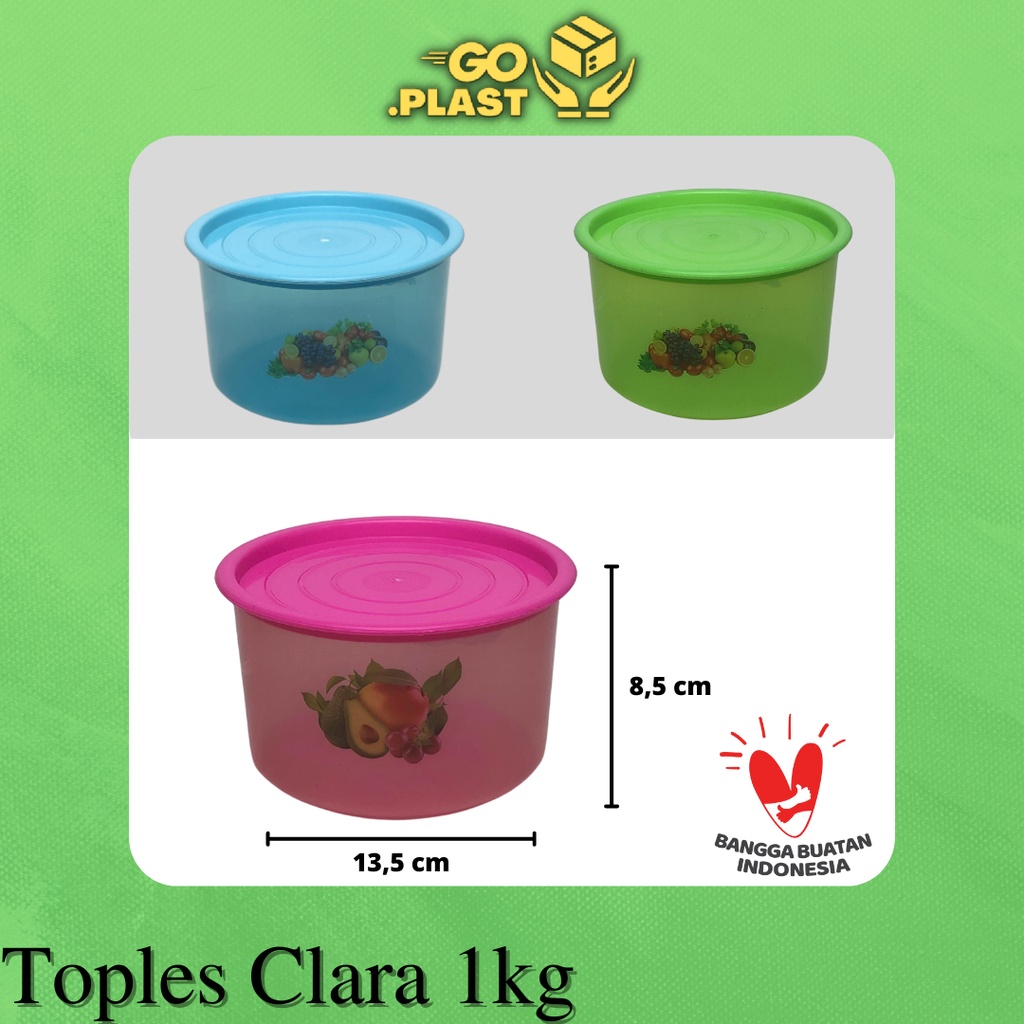 TOPLES PLASTIK / TOPLES BENING / TOPLES MAKANAN 1KG &amp; 1,5 KG