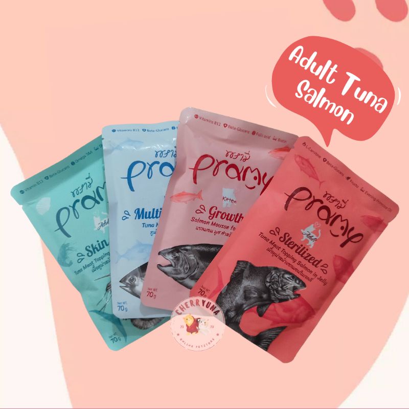 Pramy Wet Food | Makanan Basah Untuk Kucing 70GR