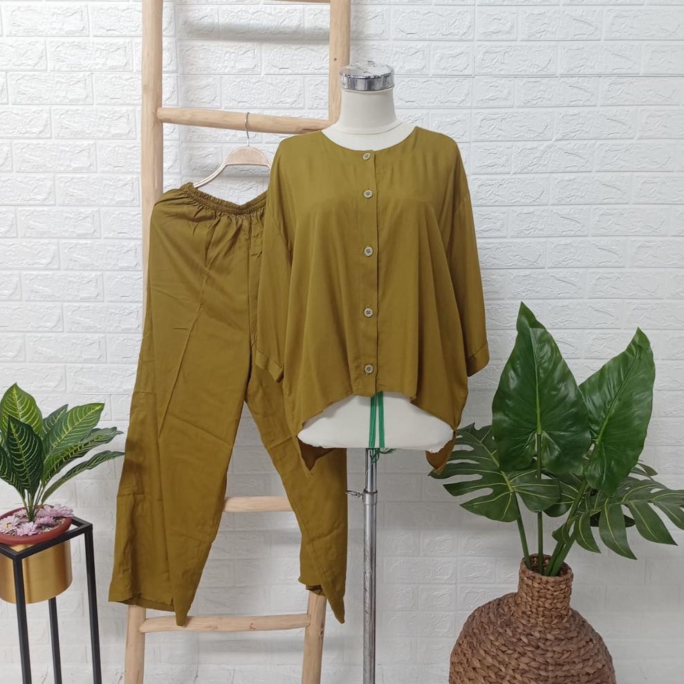 TERBARU Setelan Andin Ikatan Cinta One Set Rayon Premium Pakaian Wanita Panjang