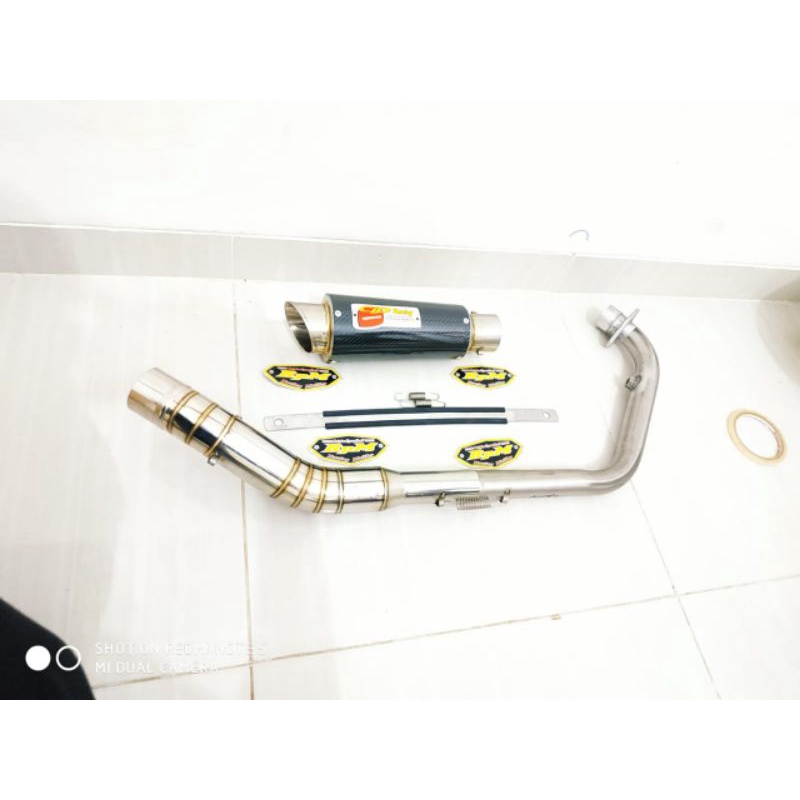 Knalpot Racing CLD MONSTER Karbon Sonic150 - Satria Fu