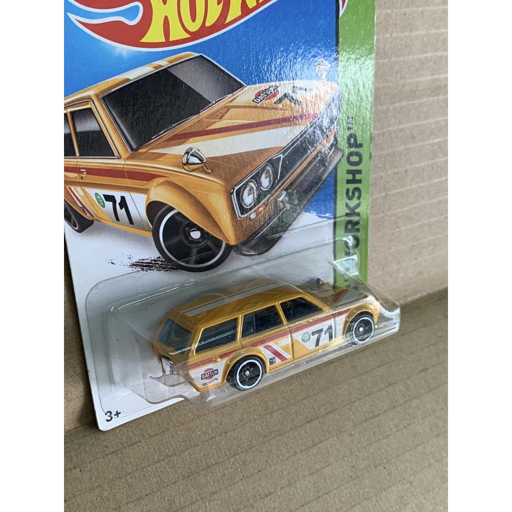 Hotwheels 71 Datsun Bluebird 510 Wagon Kuning