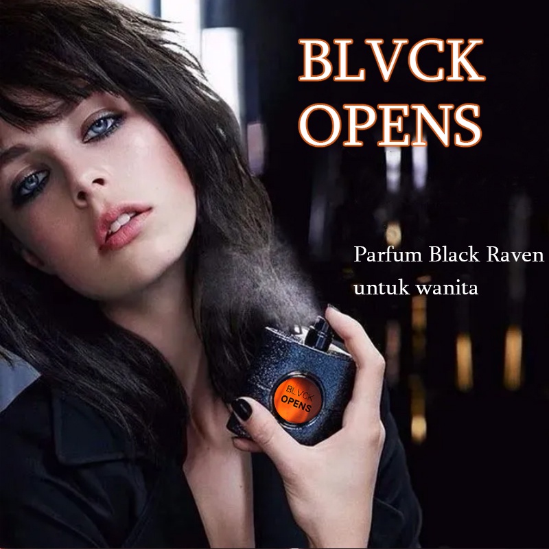 Farfum wanita Parfum Wanita Black Opium Parfum Kopi Aroma Ringan Tahan Lama Tik Tok Gaya Sama 50ML Kopi espresso dan sentuhan keharuman bunga Wangi misterius dan elegan tahan lama