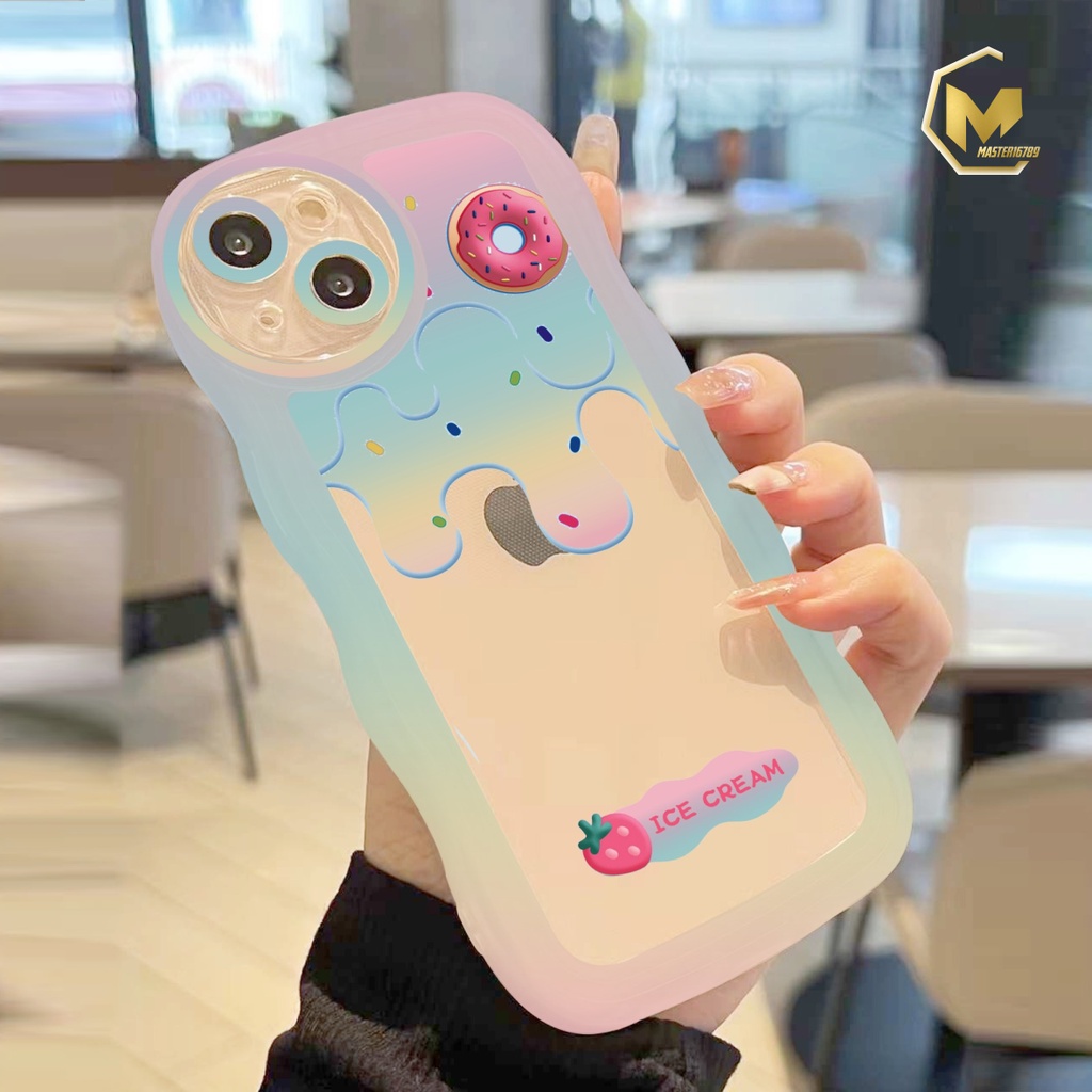 SS143 SOFTCASE SILIKON WAVY ICE CREAM FOR XIAOMI REDMI A1 PLUS 2022 4A 5A 6A 8 9A 9C 10A 10 10C NOTE 5A PRIME 8 9 10 11 PRO 11S POCO C40 M3 M4 M5 X3 PRO NFC MA4036