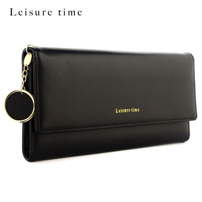 Tas Wanita Leisure Time | Dompet Wanita | Dompet Cewe | Dompet Korea | Tas Gadget - Hitam(F0U6) Tas 