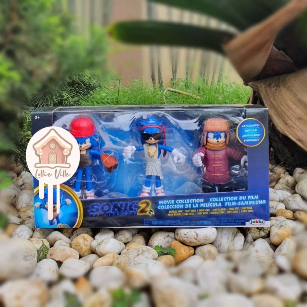 Sonic the Hedgehog 2 the Movie Articulated Action Figure Multipack