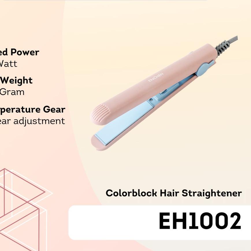 ► Enchen EH1002 Colorblock Hair Straightener/Catokan Rambut ☄