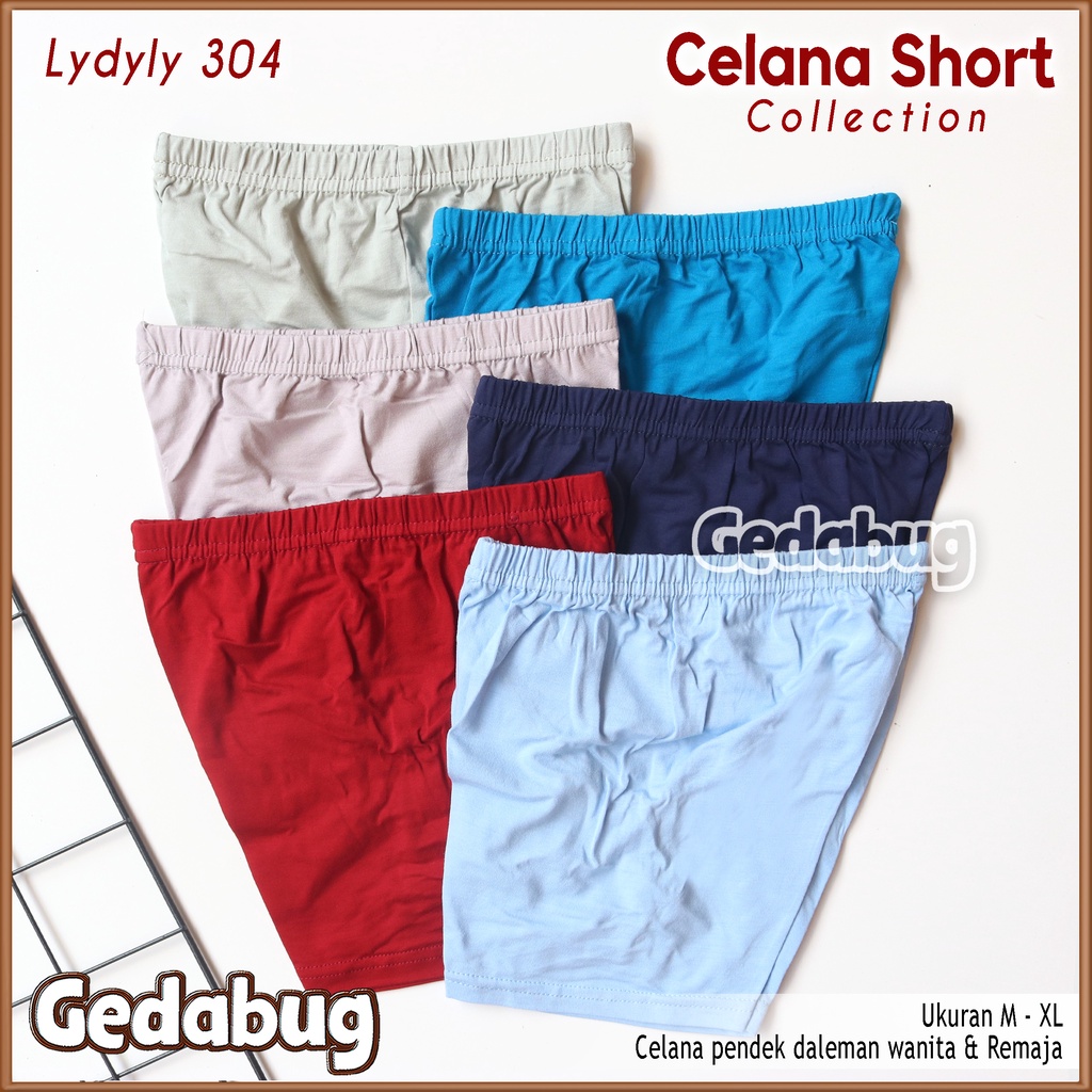 3 pcs Celana short  Remaja LYDYLY LD 304 | Street Daleman anak Remaja Warna warni | Gedabug