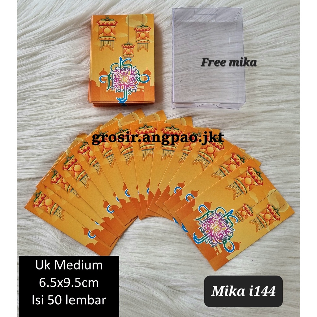 

AMPLOP / ANGPAO LEBARAN HARI RAYA IDUL FITRI MIKA ISI 50 LEMBAR MURAH MERIAH READY