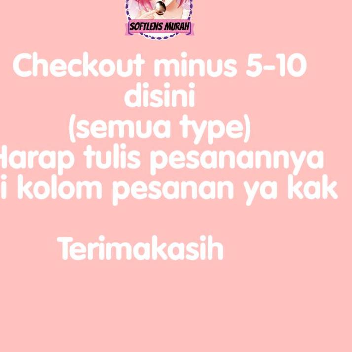 ☜ Softlens minus      10.00 12.00 ✲