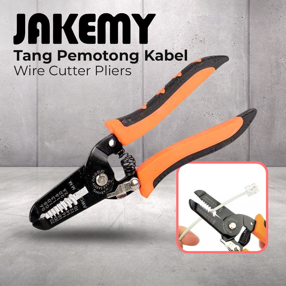 Tang Pemotong Kabel Wire Cutter Pliers - JM-CT4-12