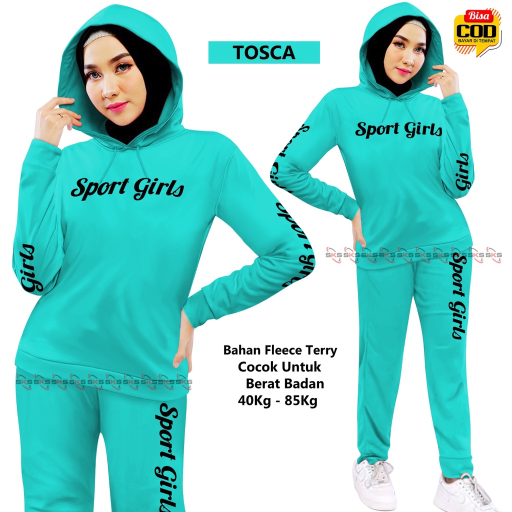 Setelan Olahraga Wanita sweater Hoodie Suiter, BISA COD &amp; Gratis Ongkir TM 000114 A Setelan Olahraga Training Senam Olahraga Wanita Sweater Kaos Lengan + Celana Panjang sportswear suit Training suit Trening Olahraga Kostum Senam Joging Baju Olahraga