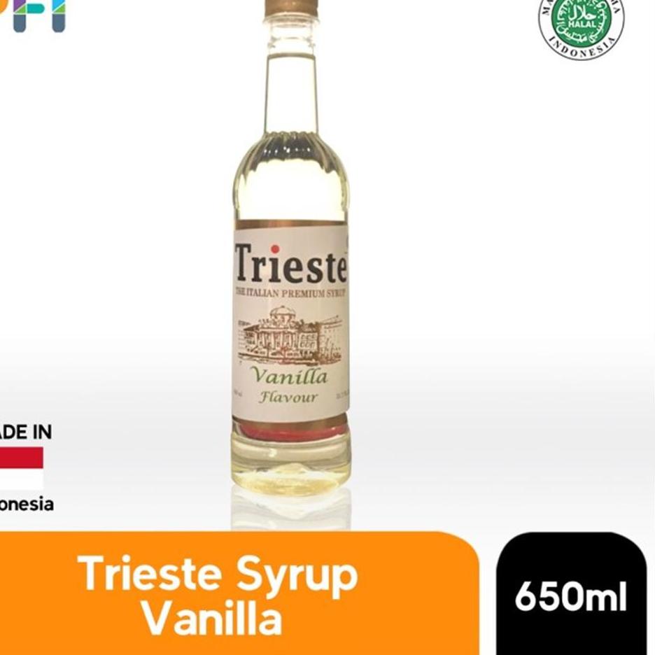 

Harga Kompetitif Syrup Trieste Vanilla Flavour 650ml Sirup Vanilla