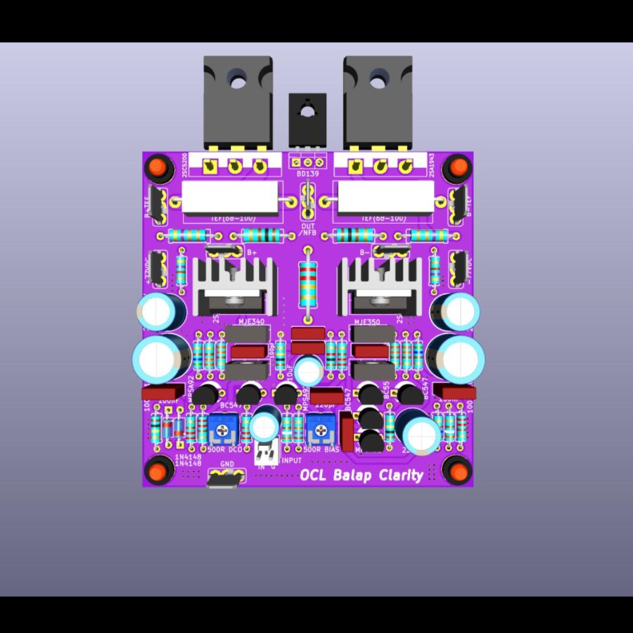 PCB OCL Balap Clarity Amp 1 Set TR Dauble Layer