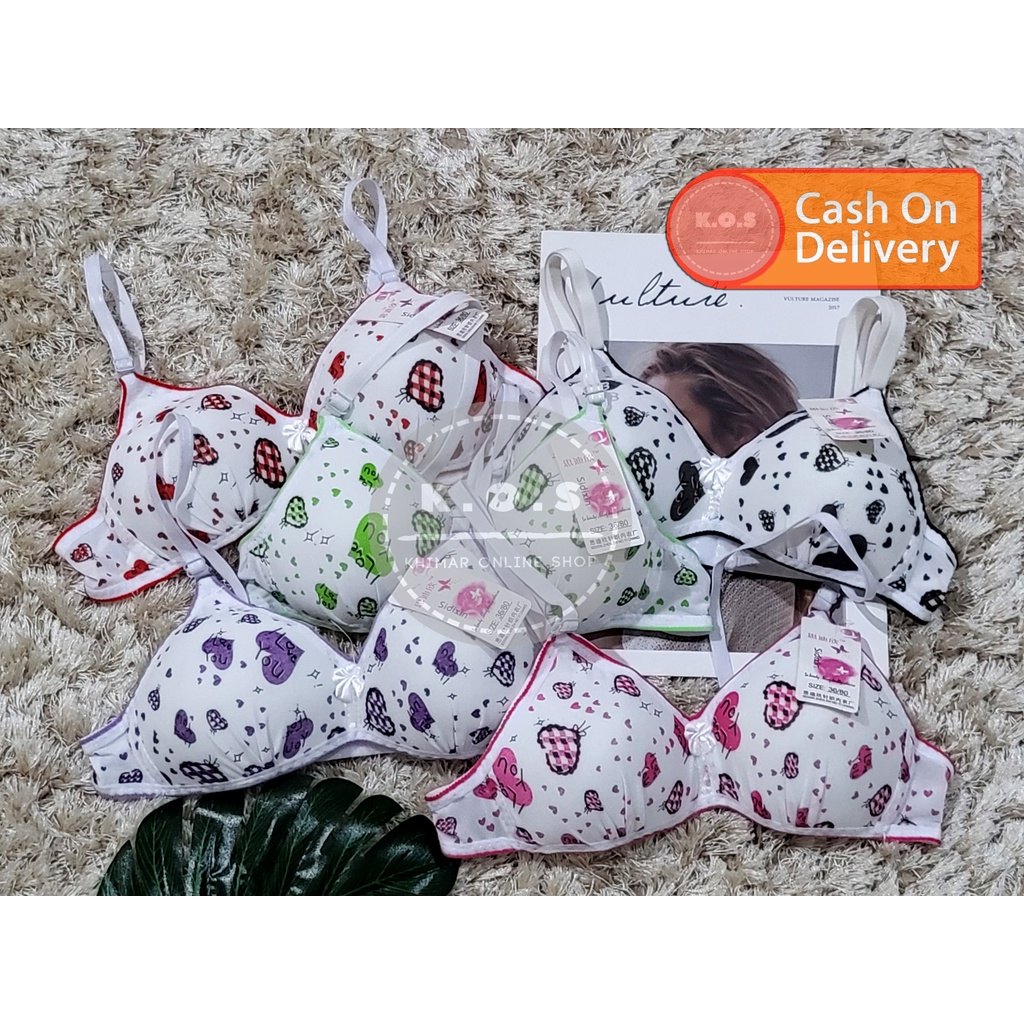 BRA PELAJAR BH REMAJA BUSA TIPIS SIZE 32- 36