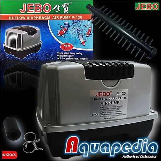 Terlaris Aerator Jebo P130 Pompa Udara Aerator Hiblow Air Pump Blower