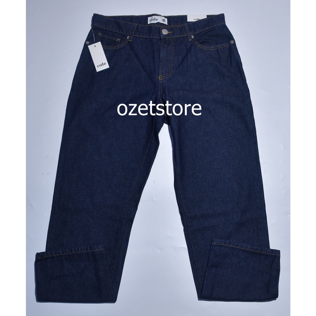 Celana Panjang Pria Jeans COLE Denim Tua Reguler JRC02