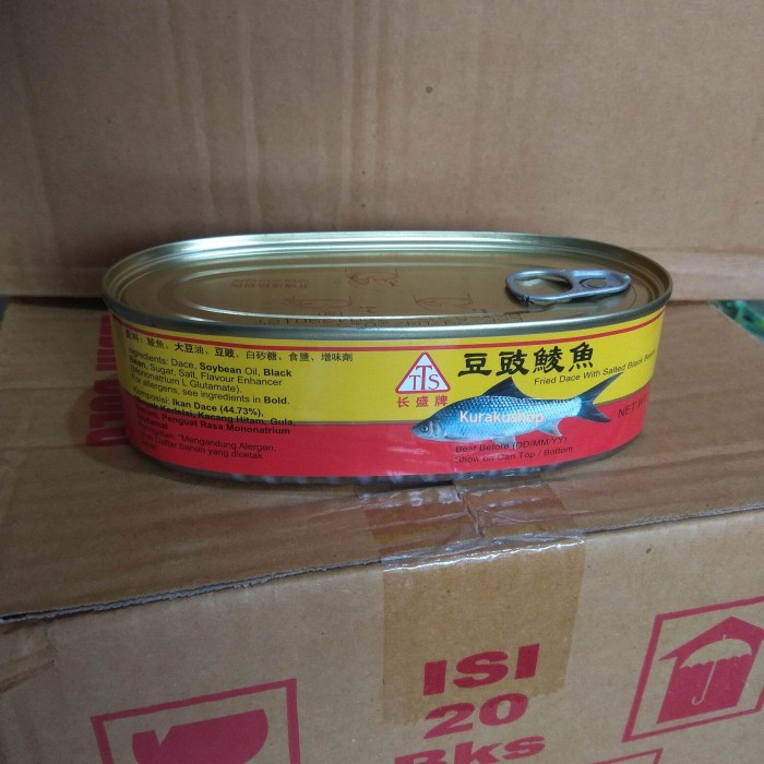 

TTS ikan dace dengan kacang hitam [ikan tausi kaleng] 184 g