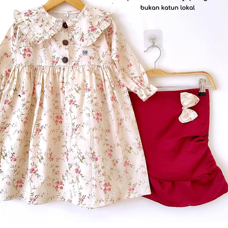 Import Terlaris GROSIR KLIK 4 KALI AYA MOSLEM SET Setelan Gamis Baju Muslim Hijab Lucu Fashion Anak 
