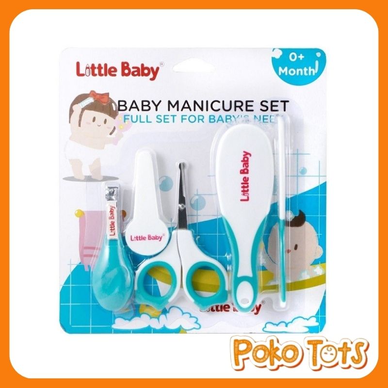 Little Baby Manicure Set Sisir dan Gunting Kuku Bayi Anak