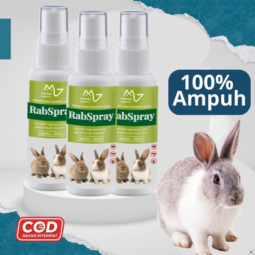 Semprotan Pengusir Kutu Anti Kutu Rat Repellent Obat Pembasmi Kutu Kelinci Rabbit FEFARM