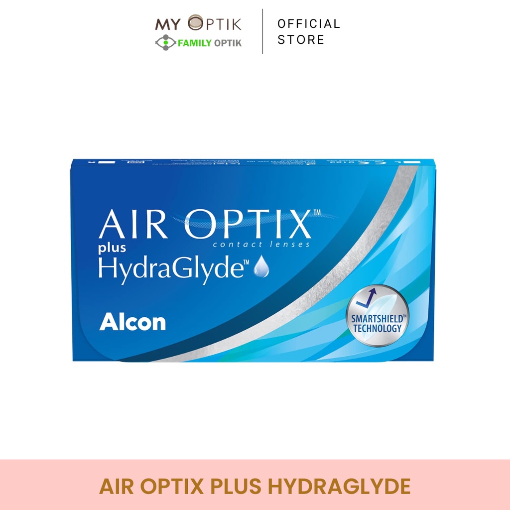 Air Optix Plus Hydraglyde Softlens Bening