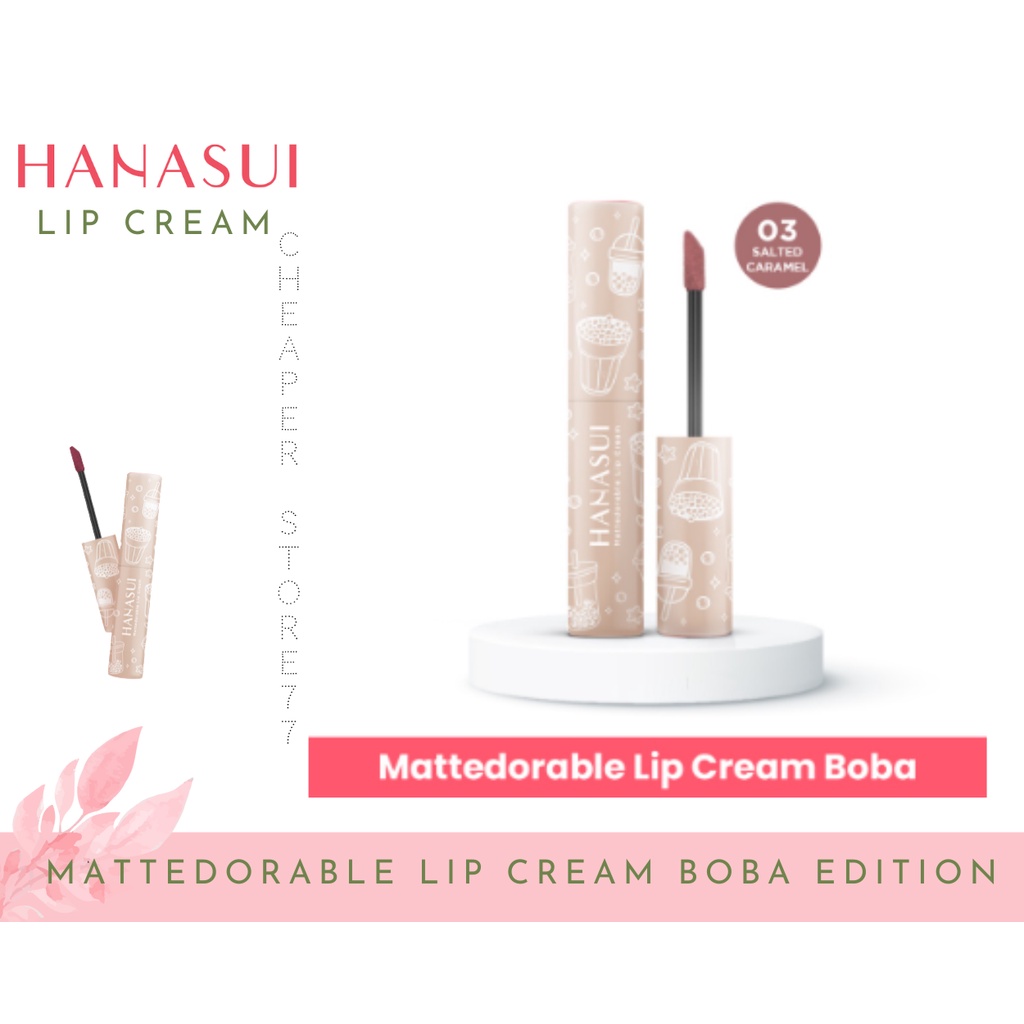 HANASUI - LIP CREAM BOBA 4 GR