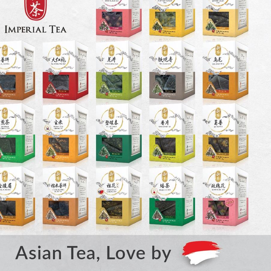 

✰ Imperial Tea of Asia, Tie Guan Yin, Da Hong Pao, Dong Ding Oolong, Green Tea, Hojicha, Brown Rice Green, Teh ➶