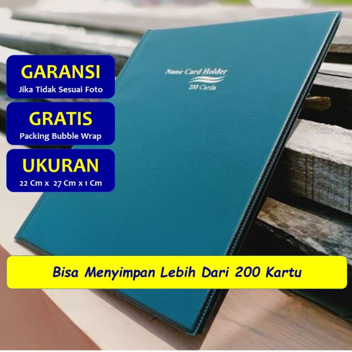

Name Business Card Holder Tempat Buku Album Kartu Nama Kredit 288 Star Seller