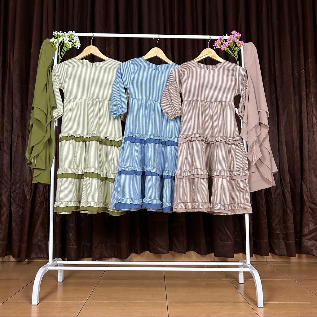 Gamis Anak Bahan Katun Jepang Twill
