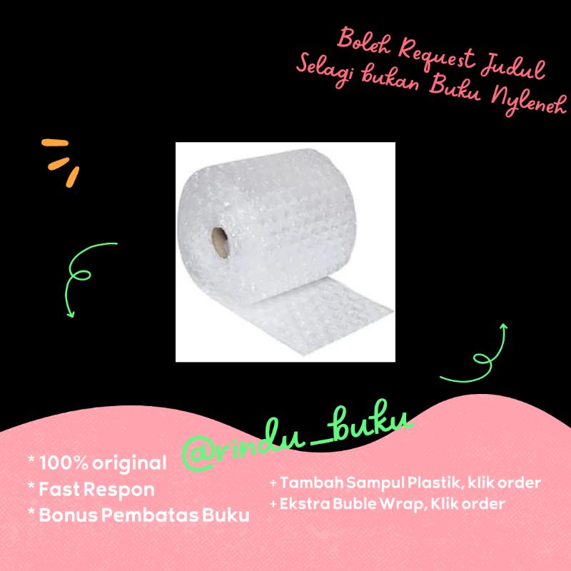 

buble wrap agar paket lebih kuat dan aman