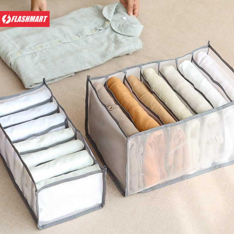 Flashmart Kotak Sekat Pembatas Pakaian T-Shirt Box 9 Grid - M1468
