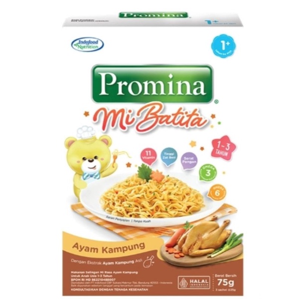 Promina Mi Batita Ayam Kampung 12M+ 75g