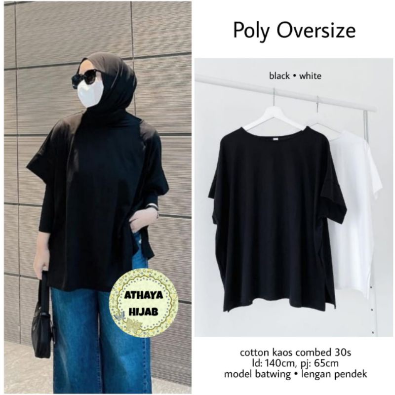 KAOS OVERSIZED BASIC // BASIC OVERSIZED // OVERSIZED TOP // POLLY OVERSIZE // OVERSIZED HIJAB
