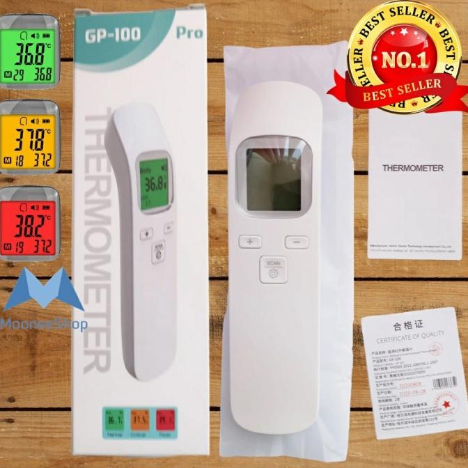 Thermometer Suhu Badan Termometer Infrared Non Contact GP-100