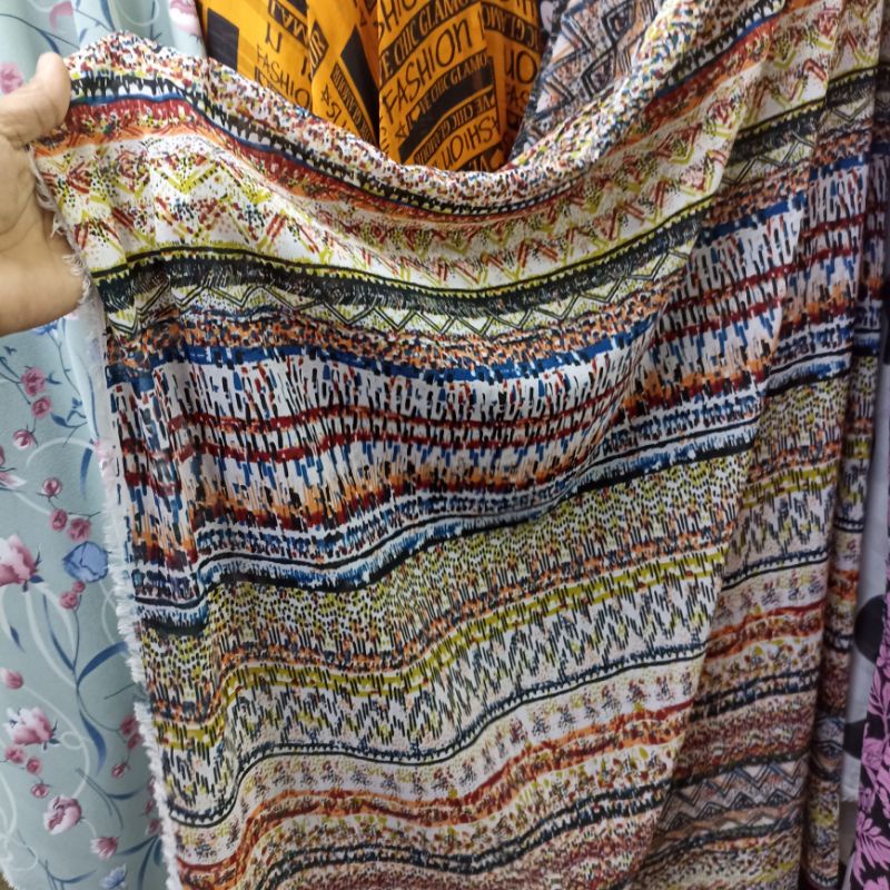 kain ceruty motif // kain ceruty babydoll premium motif // kain ceruty motif bunga // kain ceruty ba