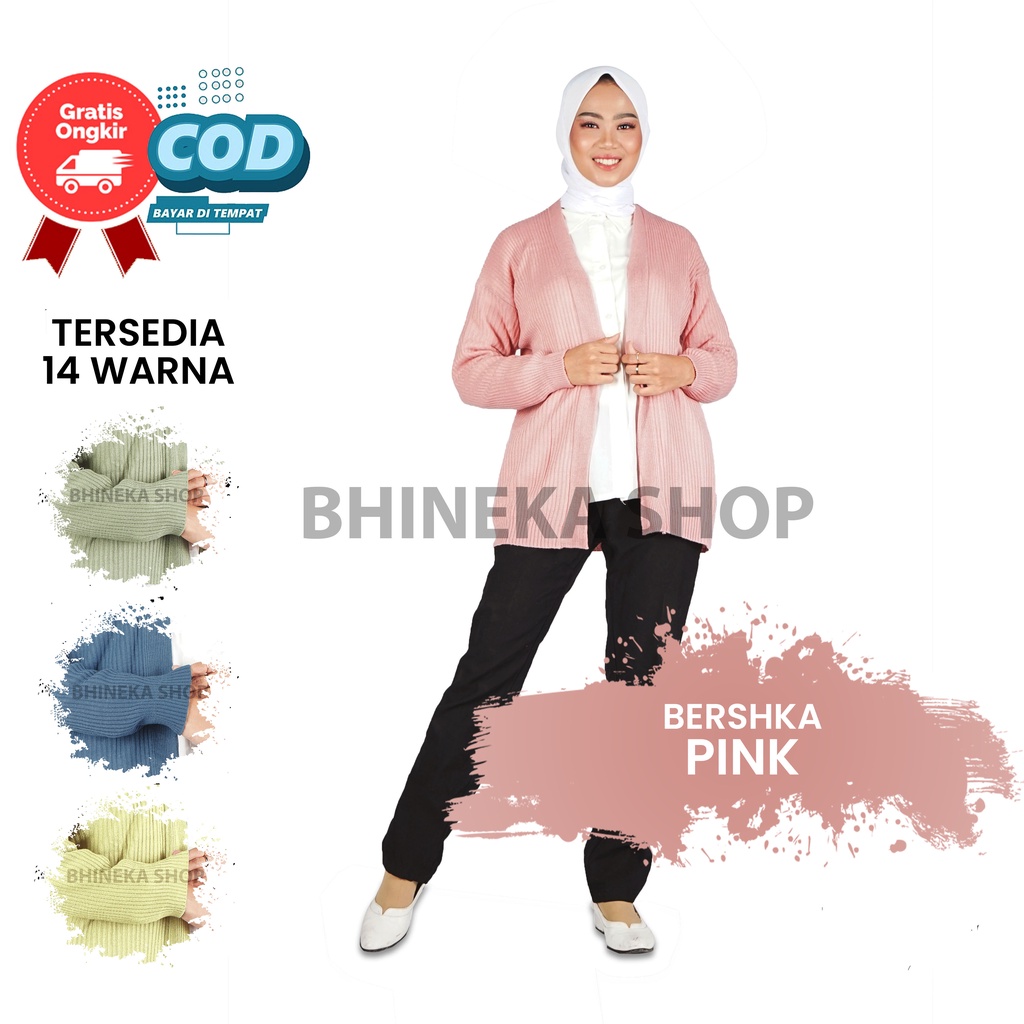 Cardigan Bresca Wanita Cardigan Knit Premium Cardigan Rajut