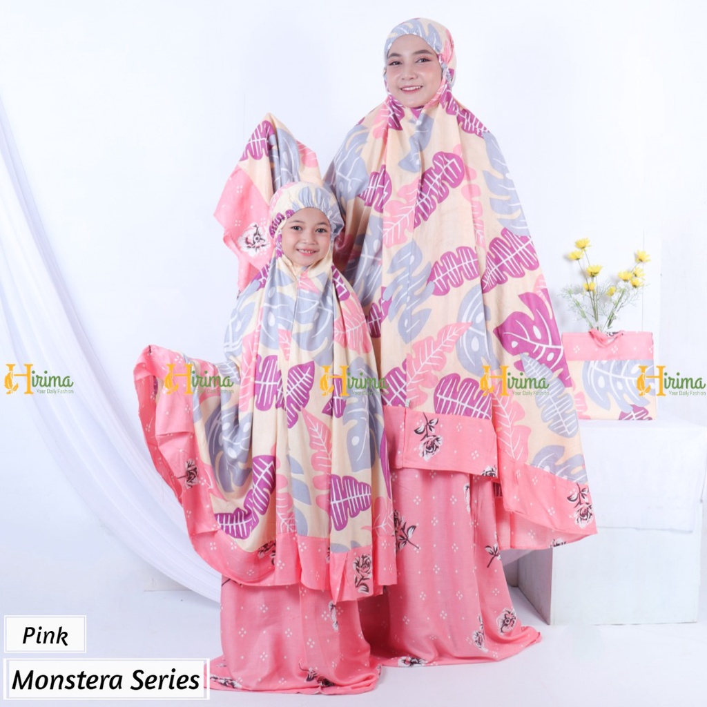 Hicloth Hirima Mukena Pastel Motif Anak Dewasa Adem Rayon