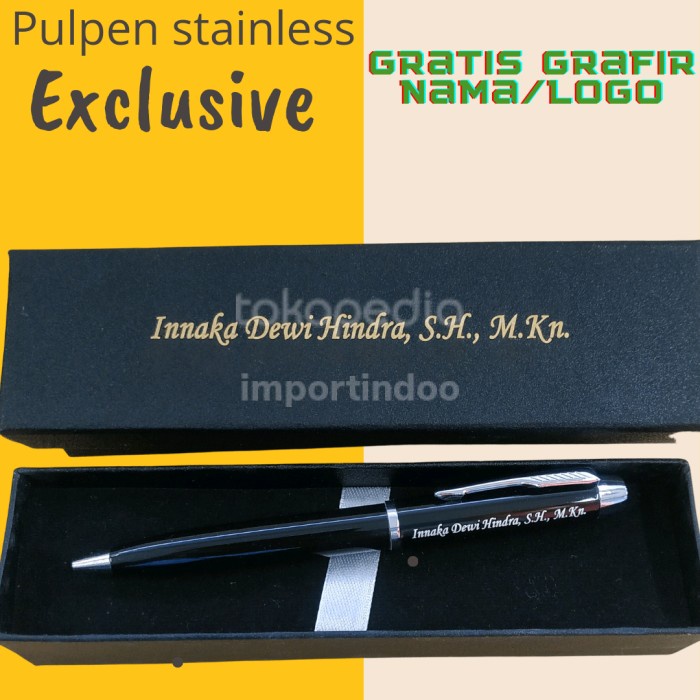 

pulpen mewah model parker gratis ukir grafi nama