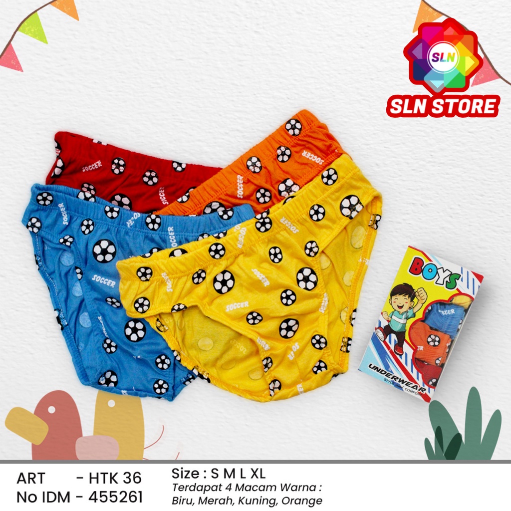 CELANA DALAM ANAK LAKI LAKI HT KIDS ORIGINAL CD COWOK SPORTY HTK-36