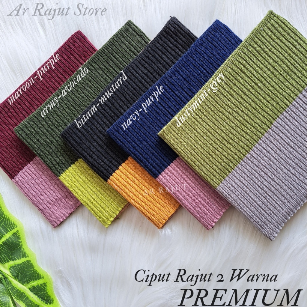 Ciput Rajut Premium 2 warna Daleman hijab premium anti pusing