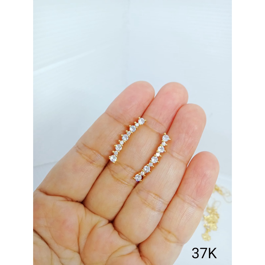 ANTING RAMBAT PERHIASAN IMITASI LAPIS EMAS