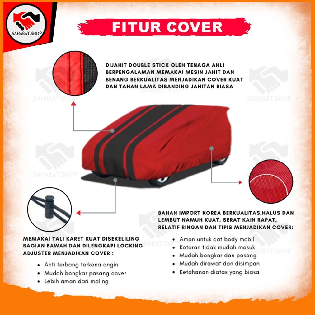 Body Cover Mobil Honda All New Brio 2022 RS CVT Edition Urbanite/ Sarung Mobil Brio Satya/ Penutup M